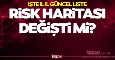 Koronavirüs risk haritası güncellendi! Düşük, orta ve yüksek riskli iller ile İzmir, Ankara, İstanbul Türkiye risk haritasında hangi renk kodu?