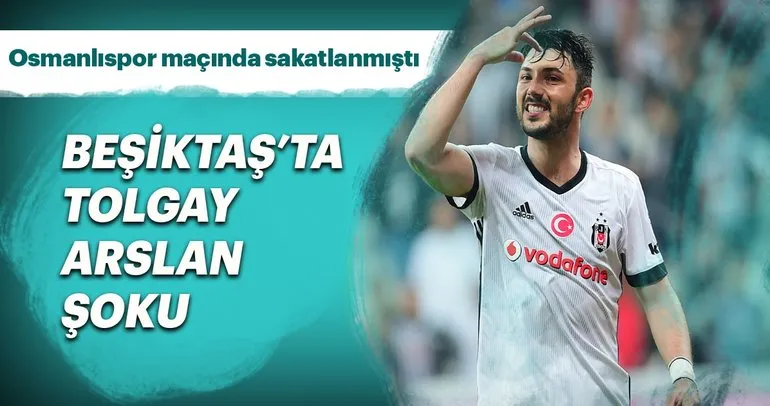 Beşiktaş’ta Tolgay Arslan şoku!