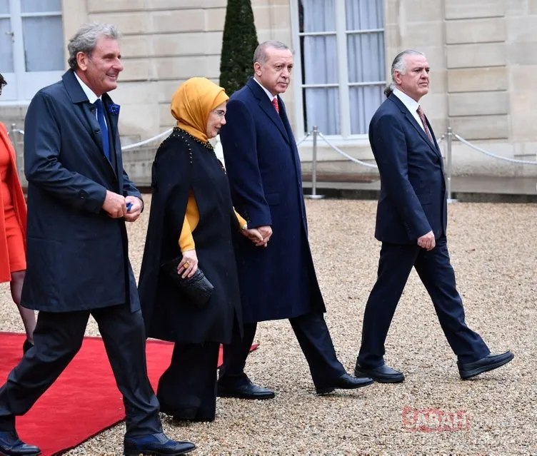 Başkan Erdoğan Fransa’da Putin ile bir araya geldi