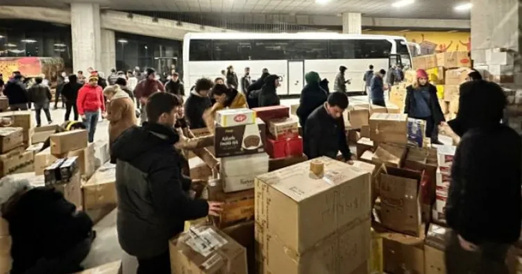 Göztepe taraftarı depremzedeler için tek yürek oldu!