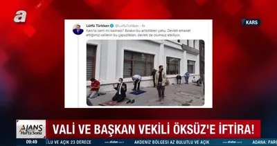 Kars Belediye Başkan Vekili Türker Öksüz’ün Cuma namazını vatandaşlarla kılması malum çevreleri rahatsız etti | Video