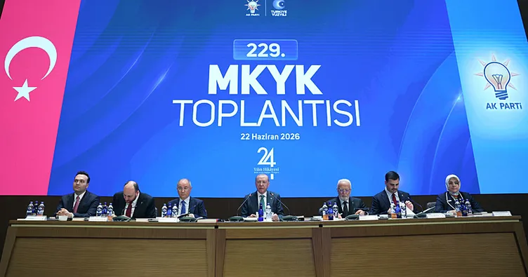 AK Parti MKYK toplantısı sona erdi
