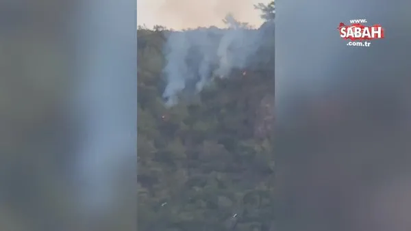 Son Dakika: Marmaris’te ormanlık alanda yangın! | Video