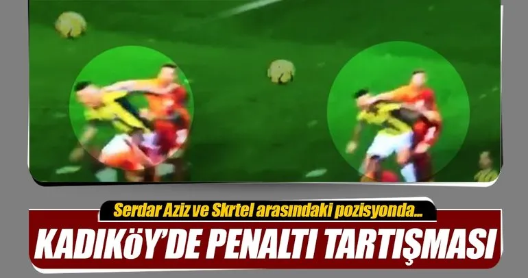 Fenerbahçe-Galatasaray derbisinde penaltı tartışması