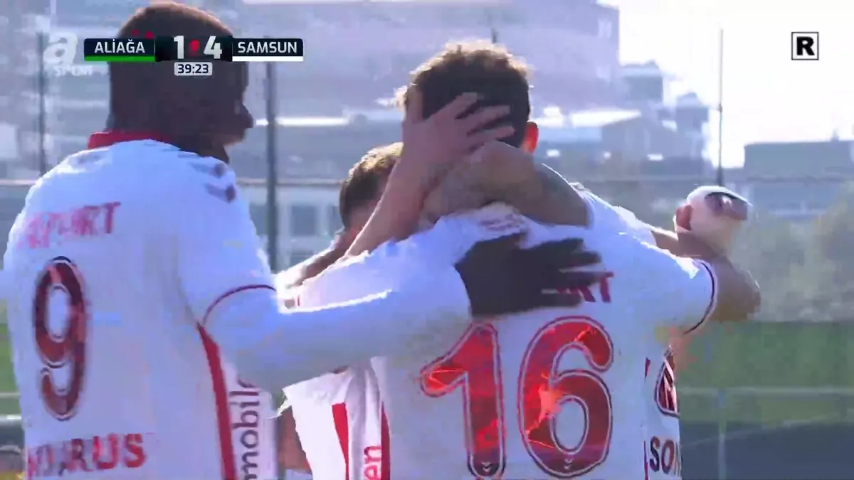 GOL | Aliağa FK 1-4 Samsunspor videosunu izle | Son Dakika Haberleri