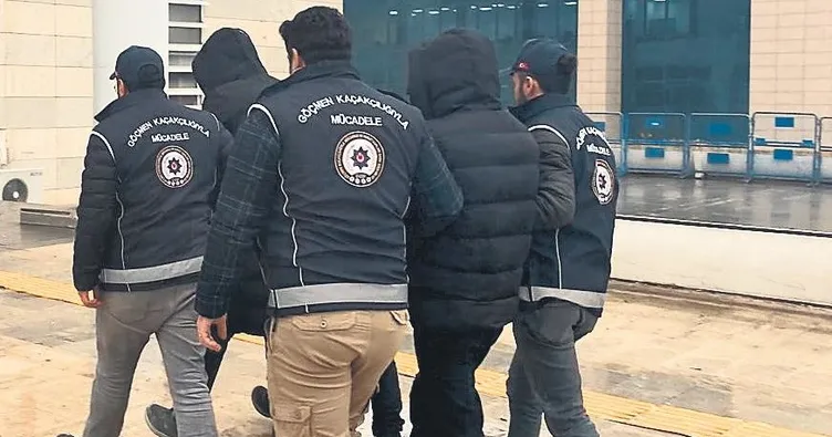 Göçmen kaçakçılarına suçüstü