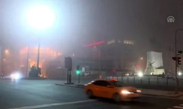 Başkentte yoğun sis etkili oldu