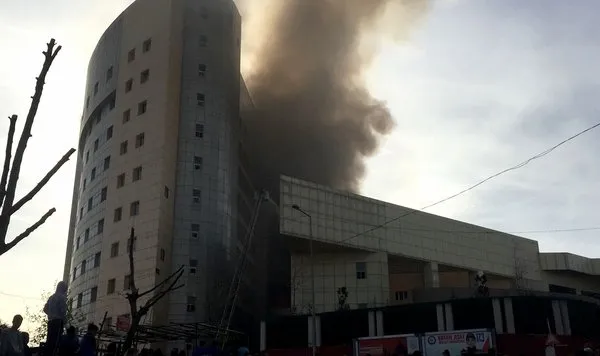 Taksim Eğitim ve Araştırma Hastanesi'nde yangın