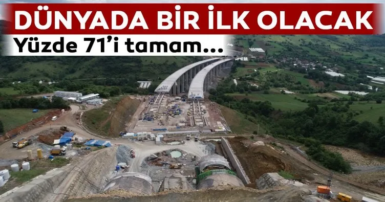 Kuzey Marmara Otoyolunda çalışmaların yüzde 71’i tamamlandı