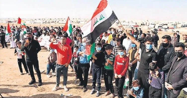 Irak’taki Ezidiler PKK’nın Sincar’daki varlığını protesto etti