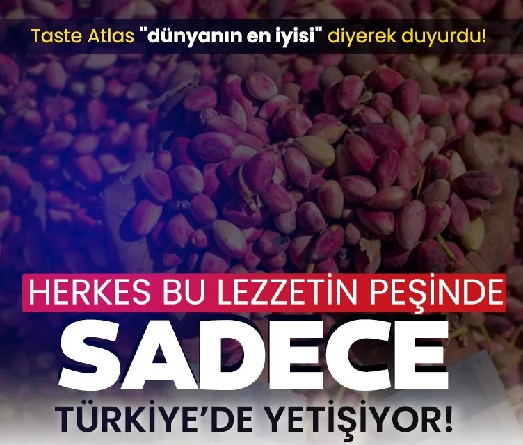 Taste Atlas dünyanın en iyisi diyerek duyurdu! Herkes bu lezzetin peşinde ama o sadece Türkiye’de yetişiyor...