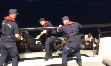 İzmir açıklarında operasyon: 66 düzensiz göçmen yakalandı!