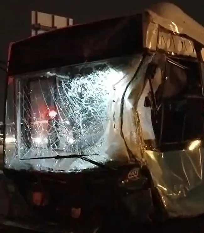 Erzurum'da kaza anı