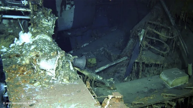 Kayıp savaş gemisi 72 yıl sonra bulundu