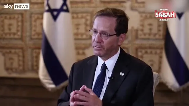 İsrail Cumhurbaşkanı Herzog'dan Filistin'e 'kimyasal silah' yalanı | Video