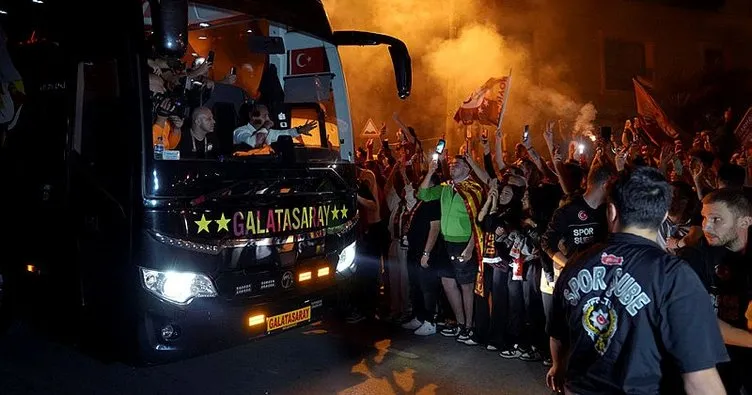 Galatasaray’a Florya’da coşkulu karşılama