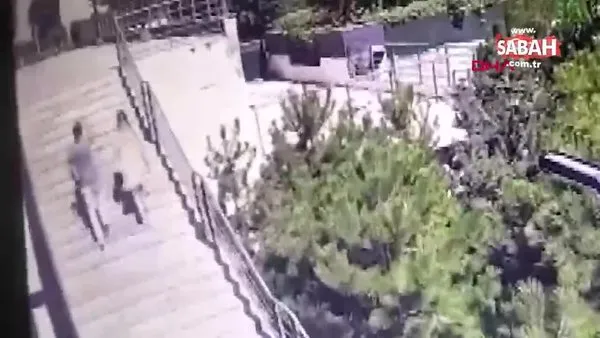 Bahçelievler'de lüks rezidanstan düşen camla ölüm... Feci olay kamerada | Video