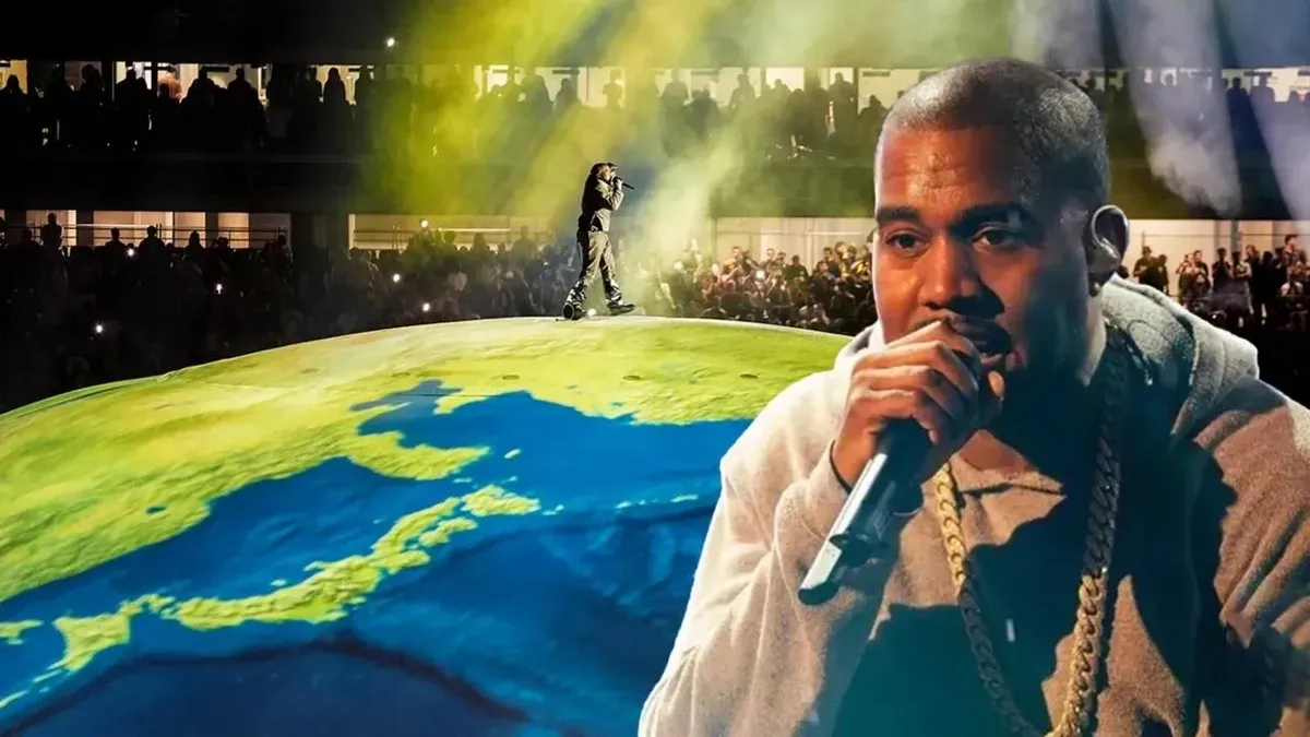 Kanye West İstanbul’u salladı