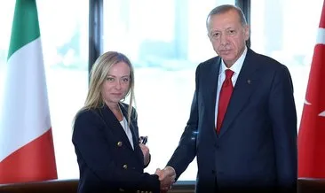 SON DAKİKA | Başkan Erdoğan İtalya Başbakanı Meloni ile görüştü