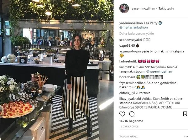 Ünlülerin Instagram paylaşımları (30.01.2018)