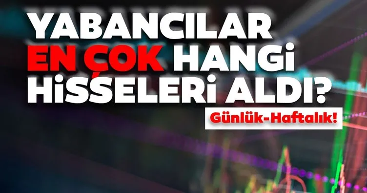 Borsa İstanbul’da günlük-haftalık yabancı payları 07/10/2020