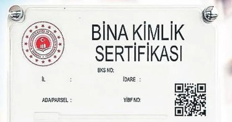 Bina kimlik sistemi uygulaması başladı