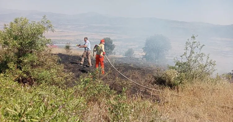 Bingöl’de kırsal alan yangını söndürüldü