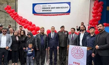 Şehidin adı okuduğu okulunda yaşayacak