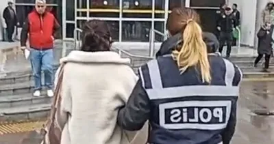 Aranan kadın hırsız yakayı ele verdi