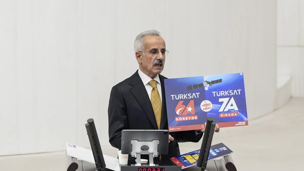 Bakan Uraloğlu müjdeyi verdi: Türksat 7A’nın çalışmalarına başlıyoruz! Bakan Uraloğlu müjdeyi verdi: Türksat 7A’nın çalışmalarına başlıyoruz!