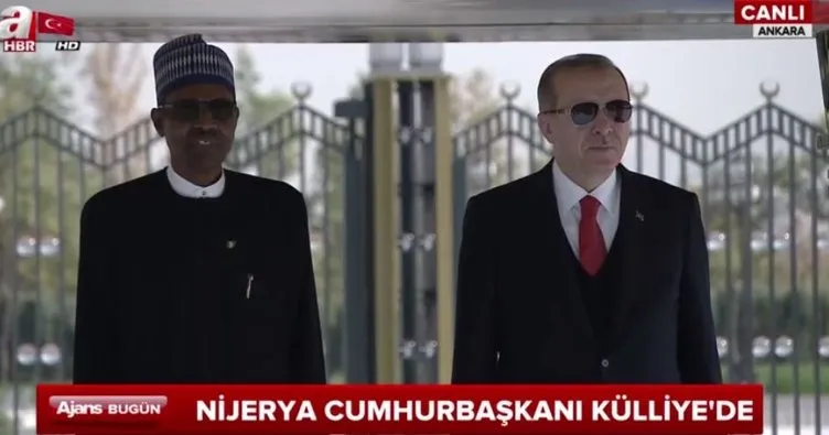 Nijerya Cumhurbaşkanı resmi törenle karşılandı