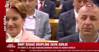 Son dakika! İYİ Parti Milletvekili Ümit Özdağ disipline sevk edildi | Video