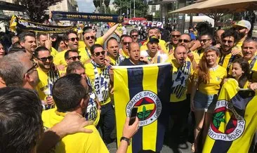 Fenerbahçe ve Zalgiris taraftarları Belgrad’ı inletti