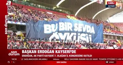 Cumhurbaşkanı Erdoğan’dan AK Parti Kayseri 7.Olağan İl Kongresi’nde önemli açıklamalar | Video