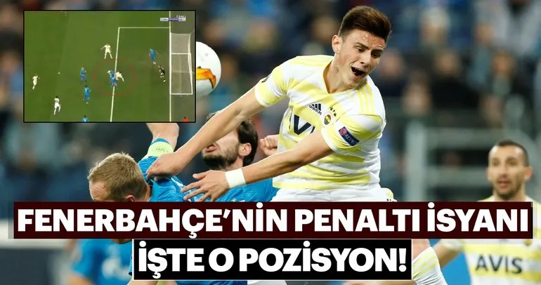 Fenerbahçe’nin penaltı isyanı! İşte o pozisyon