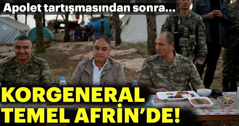 Korgeneral Temel, Afrin kahramanlarıyla Burseya’da iftar yaptı