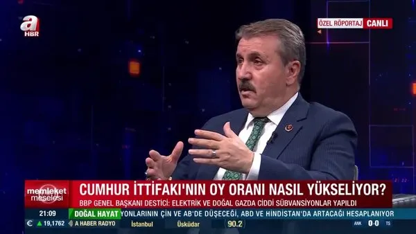 BBP Genel Başkanı Mustafa Destici'den A Haber'e özel açıklamalar | Video