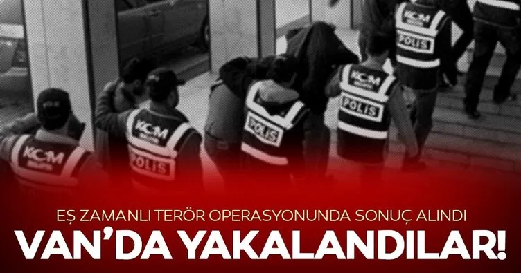 Van’da terör operasyonu: 8 gözaltı