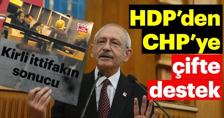 HDP’den CHP’ye çifte destek
