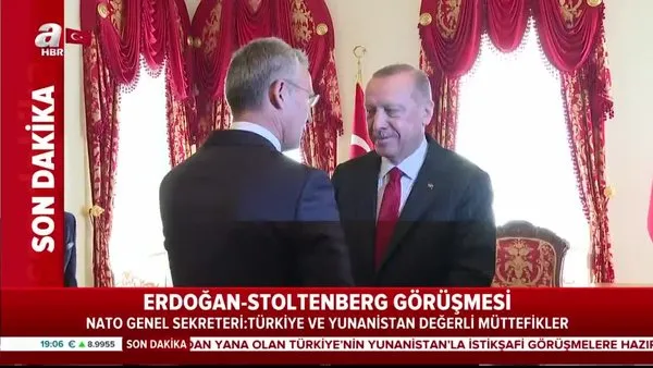Başkan Erdoğan NATO Genel Sekreteri Jens Stoltenberg ile görüştü | Video