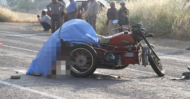 Tır, sepetli motosiklete çarptı: 1 ölü, 1 yaralı