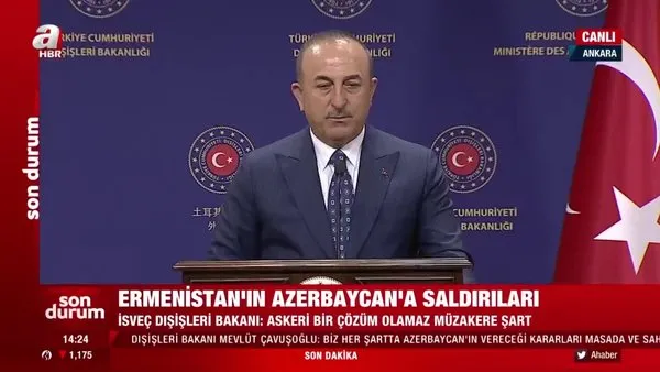 Son dakika... Dışişleri Bakanı Çavuşoğlu, İsveçli mevkidaşıyla önemli açıklamalarda bulundu | Video