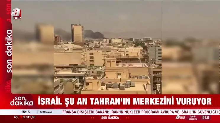 İsrail'den Tahran'a canlı yayında yeni saldırı | Video