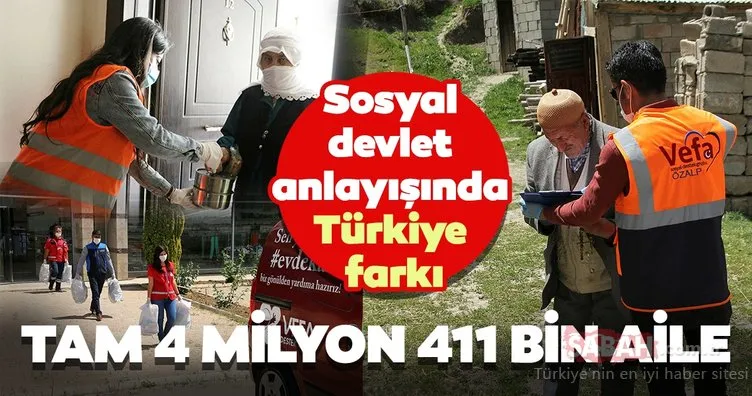 Sosyal devlet anlayışında Türkiye farkı! Tam 4 milyon 411 bin aile…