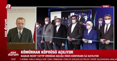 Cumhurbaşkanı Erdoğan, Kömürhan Köprüsü’nün açılışını gerçekleştirdi | Video