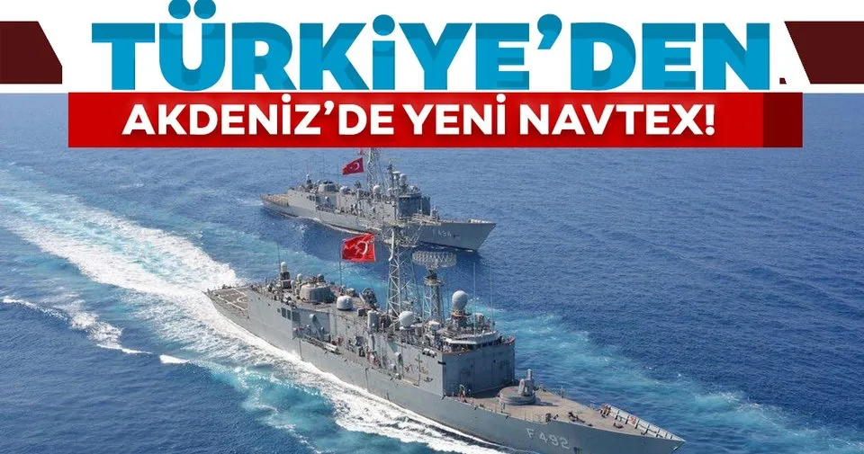 Son dakika: Türkiye'den yeni NAVTEX ilanı