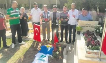 Taraftarlardan şehit Kansuva’ya zıyaret