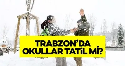Trabzon’da yarın okullar tatil mi? 14 Mart Pazartesi okullar tatil olacak mı, Trabzon Valiliği’nden kar tatili açıklaması geldi mi?