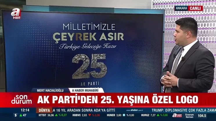 AK Parti'den 25. yaşına özel logo! | Video