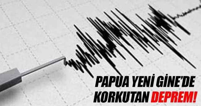 Papua Yeni Gine’de 6,3 büyüklüğünde deprem!